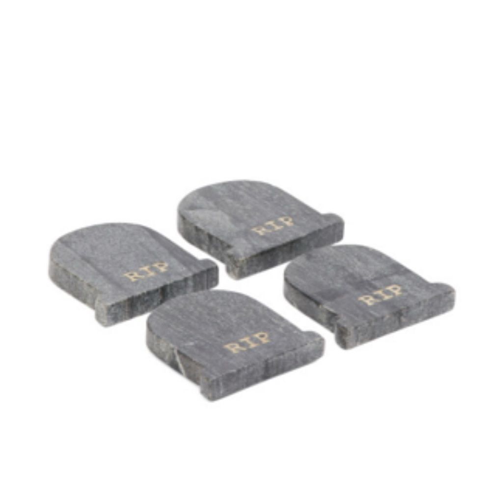 Godinger Gray Tombstone Coasters
